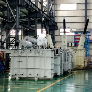 ປະສິດທິພາບສູງ 69000v 3300kv OLTC 10000 kva 15000 kva Three Phase Three Winding Power Transformer8