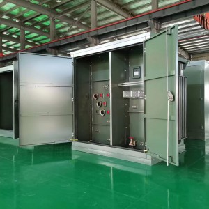 長期保証シリコン シート鋼 4160Y/2400V ～ 400/230V 500 kva 三相パッドマウント変圧器 4