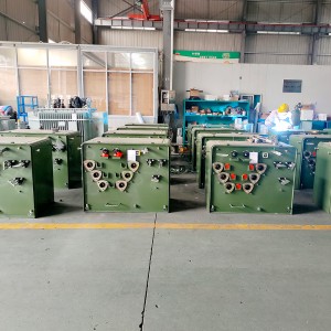 NEMA Norma Enfermaĵo 14400V ĝis 480/277V 100 kva Unufaza Padmounted Transformilo5