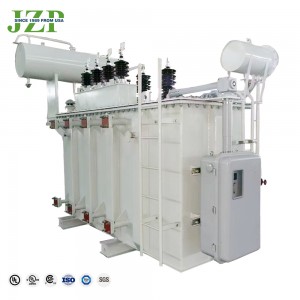 ဆူညံသံနိမ့် 1000 kva 1 mva 13800v 120/240v Silicon Steel Sheet Oil-Filled Distribution Transformer