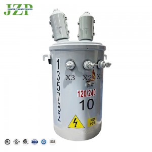 50 Kva 75kva 100 Kva Single Pole Mounted Transformer 13.8kv 13.2kv To 110v