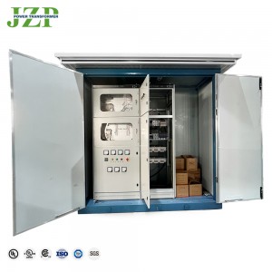 JZP Ekipman Elektrik 2000 kva 2500 kva 15000v 480v Step-Down Compact transfòmatè poste