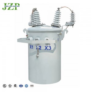 نوښتګر ټیکنالوژي 50kva 75Kva 2400V څخه تر 120V پورې واحد مرحلې سرې توزیع ټرانسفارمر