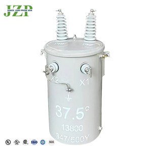 Kuper o'rash An'anaviy 167kva 12470V dan 120/240V gacha bo'lgan bir fazali prokladkaga o'rnatilgan transformator