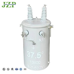 ANSI C57.12.31 הפסד נמוך סטנדרטי 19920V עד 240/120V 333 kva שנאי חד פאזי מותקן על עמוד