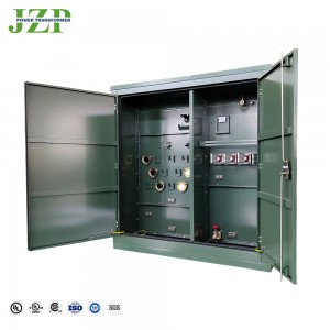 د توزیع ټرانسفارمر 500 kva 750 kva 13800v د تیلو ډول دریم پړاو پیډ ماونټ ټرانسفارمر د بیرون لپاره