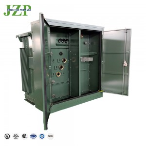 Economy Safety Low Loss 500 Kva 7620V မှ 416V အထိ Three Phase Pole Mounted Transformer