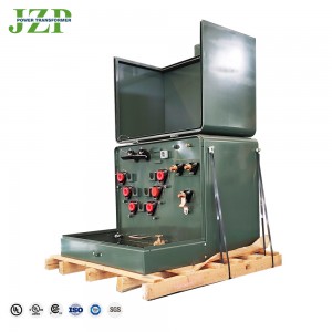 Jzp Outdoor Installation 50kva 75kva 7200/12470v To 277v Single Phase Pad Mount Transformer