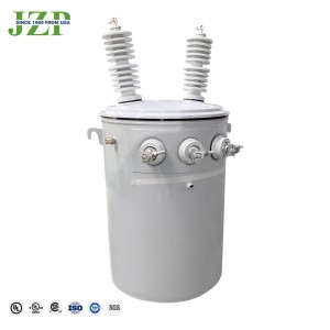 ဆီစိမ်ထားသော 167kva 100Kva 12000v Single Phase Pole Mounted Transformer ကို စက်ရုံတိုက်ရိုက်စျေးနှုန်းဖြင့်