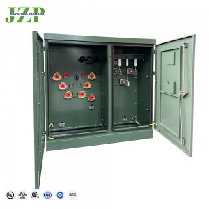 Tipe Prefabricated 315 kva 500 kva 13200v 416V NEMA 3R Enclosure Pad Dipasang Trafo