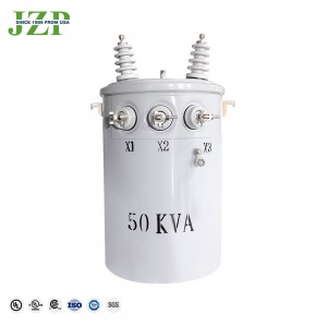 উন্নত ডিজাইন 13800v 7620V 400v 230V 167kva 100kva 50kva একক ফেজ পোল মাউন্ট করা ট্রান্সফরমার তেলের প্রকার