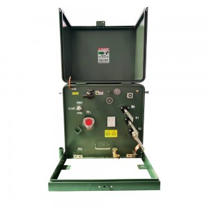 Hot Sale Amorf Legering 7620V til 416V 10kva 37,5 kva Enkeltfaset Padmounted Transformer4