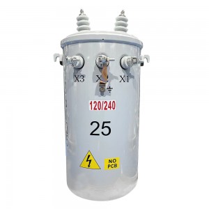 JZP Factory Price 15kva 4160V ukuba 480/277V 25kva 37.5kva Single Phase Pole Mounted Transformer3