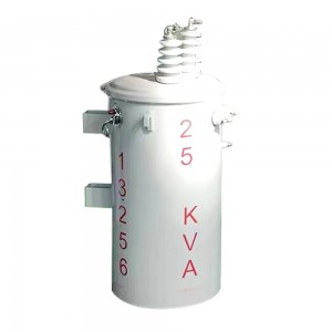 Hoobkas Nqe Tsawg Loss 10 Kva 4160V rau 480/277V Ib Theem Ncej Mounted Transformer Nqe 60hz