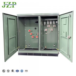 Jzp Doe Standard 2500kva 12470grdy/7200v To 480grdy/277v եռաֆազ ներդիրով տեղադրված տրանսֆորմատոր