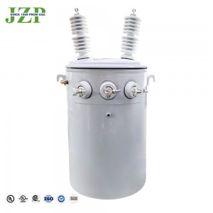 FR3 د تیلو ډک ټرانسفارمر 50 kva 12470V څخه تر 120/240V پورې واحد مرحله پیډ ماونټ شوي ټرانسفارمر قیمت