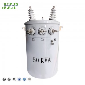 Amorphous Oil Type 15kva 25kva 37,5kva Monophase Pole Mounted Transformers Distribution