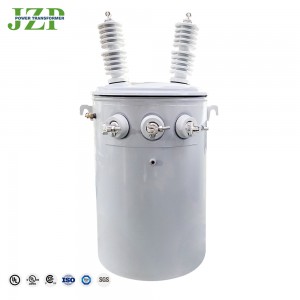 I-167 Kva iSigaba esiSinye seTransformer 7200v Ukuya kwi-240/120v ye-Ansi Standard Onan Pole eMounted Transformer