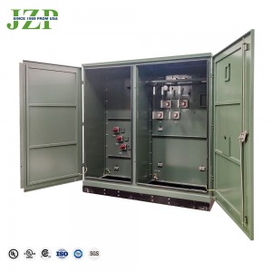 د لوړ ولتاژ تولید کونکي 800kva 4160Y/2400V څخه تر 416V درې فیز پیډ ماونټ ټرانسفارمر دودیز شوی