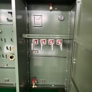 Nguồn cấp dữ liệu vòng lặp Kết nối Delta-Wye 75 kVA 12kV 480/277V Máy biến áp gắn trên miếng đệm ba pha5