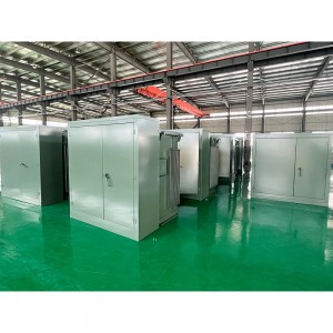 Ansi Standard 1000 Kva Three Phase Pad Mounted Transformer 12470v To 208/120v With Bayonet Fuses 60hz5