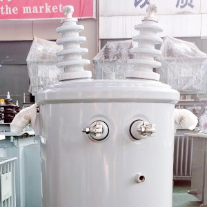 single-phase column-mounted 200kva explosion proof oil immersed pole mounted transformer 20 kva 100kva 14.4kv7